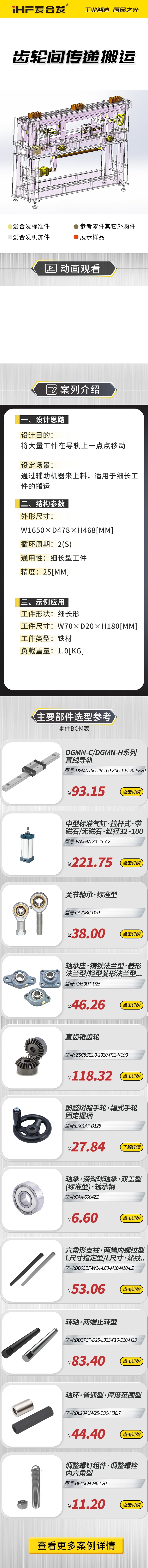 愛合發：案例介紹，齒輪間傳遞搬運